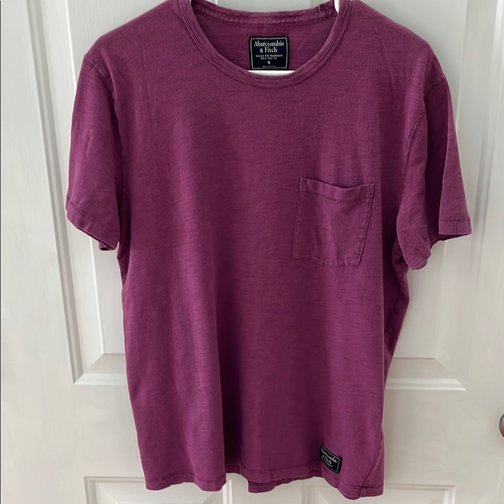 Abercrombie & Fitch Purple Men's T-Shirt